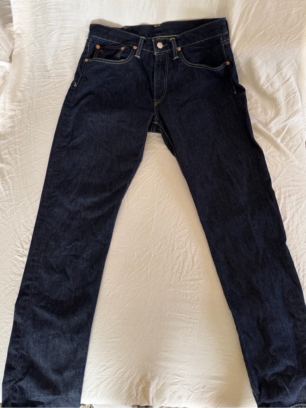 Polo Ralph Lauren Men's Dark Indigo Straight Jeans